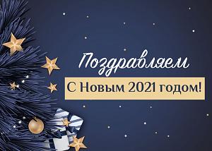 С наступающим новым 2021 годом!